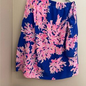 lilly pulitzer off shoulder mini dress